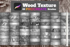Wood texture for PROCREATE