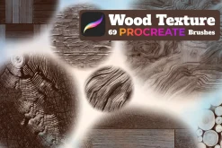 Wood texture for PROCREATE
