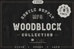 Woodblock Collection - Sans & Slab