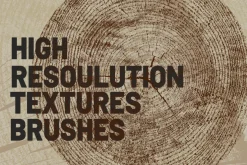 Wooden Texture Brushes - Photoshop