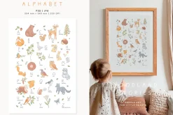WOODLAND STORIES. Hand-drawn art