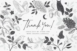 Woodland Wonders: 2 in 1 Graphic Set