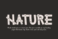 Woods Misoeh - Nature Font