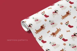 Woof. Christmas dogs