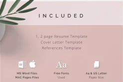Word Resume & Cover Letter Template