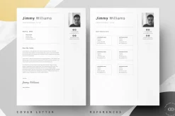 Word, Pages Resume Template Kit