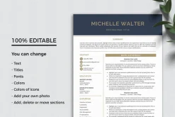 Word Resume Template & Cover Letter
