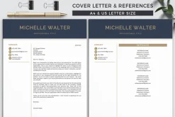 Word Resume Template & Cover Letter