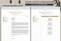 Word Resume Template & Cover Letter