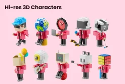Worix 3D Character and Objects