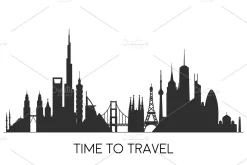 World skyline
