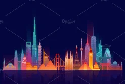 World skyline