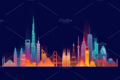 World skyline