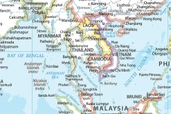 World Map. Political. Vector