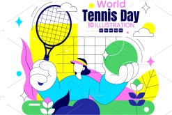 10 World Tennis Day Illustration