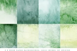 worn paper background, green