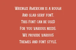 Wrengix American - Western Font