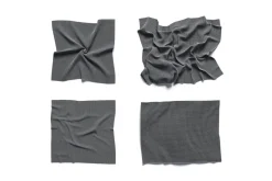 Wrinkled Cotton Textile Set 3D Model