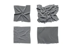 Wrinkled Cotton Textile Set 3D Model