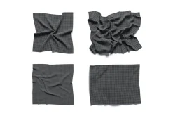 Wrinkled Cotton Textile Set 3D Model