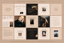 Writers Social Media Pack Vol.3