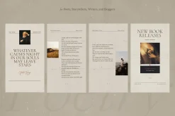 Writers Poets Social Media Templates