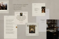 Writers Poets Social Media Templates