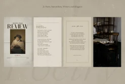 Writers Poets Social Media Templates