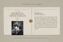 Writers Poets Social Media Templates