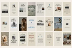 Writers Social Media Vol.5 for CANVA