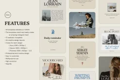 Writers Social Media Vol.5 for CANVA