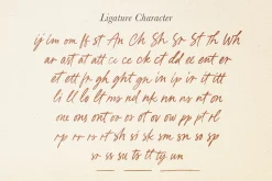 Written by Artist - Ligature Script