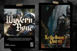 Wyvern Bone Display Blackletter
