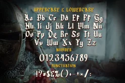 Wyvern Bone Display Blackletter