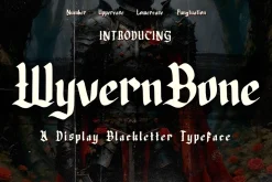 Wyvern Bone Display Blackletter