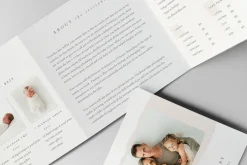 5x5 Accordion Trifold Brochure