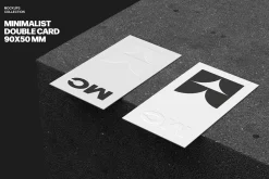90x50 Cards Mockup