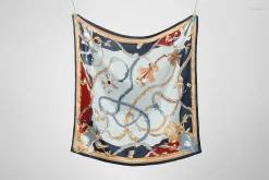 85x85cm Silk Scarf Mockup Set