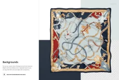 85x85cm Silk Scarf Mockup Set