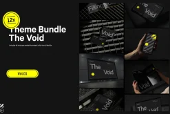12x Dark Branding Mockup Bundle