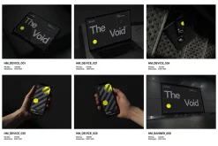 12x Dark Branding Mockup Bundle