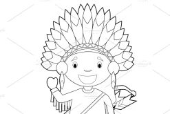 125x Kids of the World for Coloring