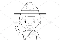 125x Kids of the World for Coloring