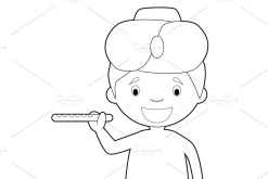 125x Kids of the World for Coloring