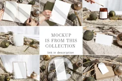 Xmas Card Mockup 4x9 p2 ch4