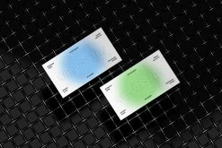 90x50mm Business Cards Mockup