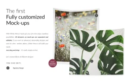 6x Tapestry Mockups (8 Sizes inc.)