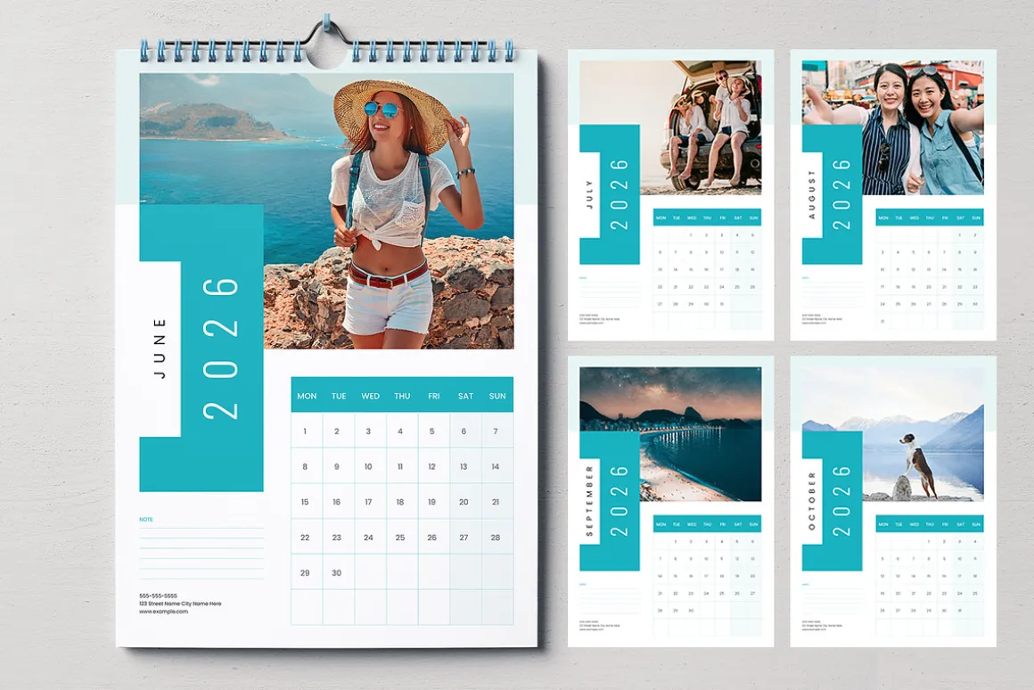 2026 Yearly Calendar – Canva