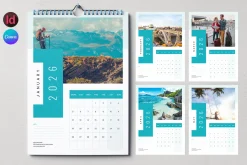 2026 Yearly Calendar – Canva