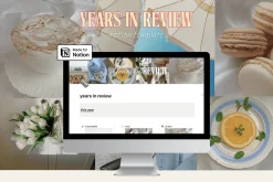 Years in review - Notion template